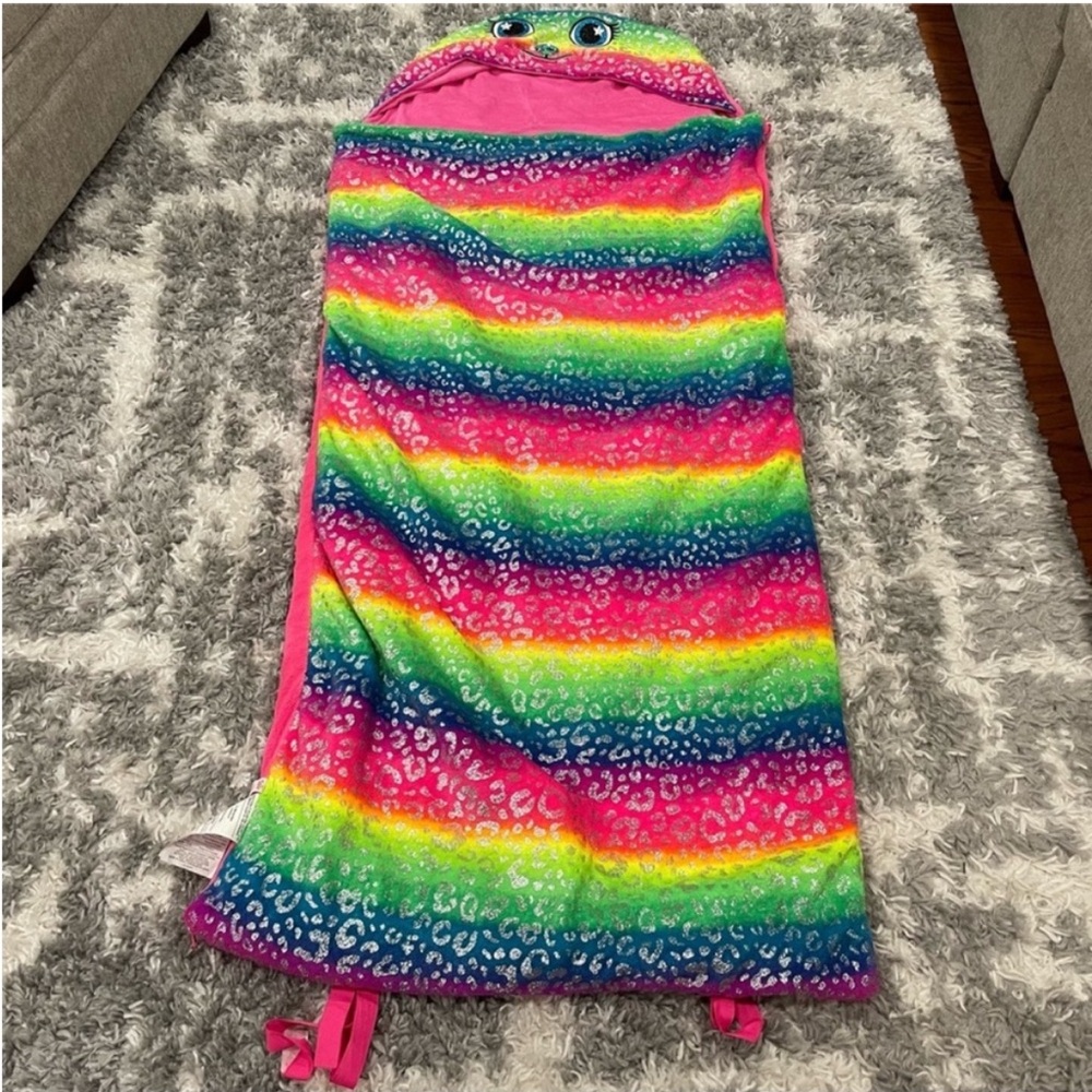 Justice Rainbow Critter sleeping bag